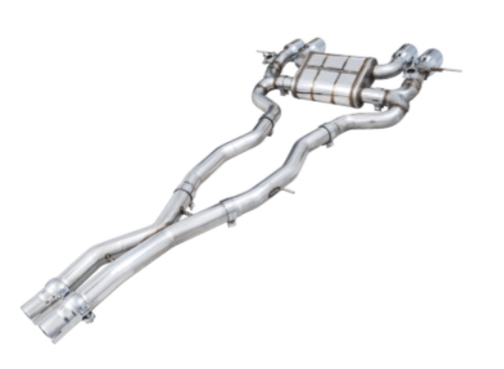 AWE SwitchPath Catback Exhaust w/ Chrome Silver Tips 2021-2025 BMW M3 / M4