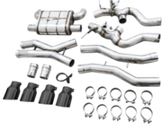 AWE SwitchPath Catback Exhaust w/ Diamond Black Tips 2021-2025 BMW M3 / M4
