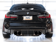 AWE SwitchPath Catback Exhaust w/ Diamond Black Tips 2021-2025 BMW M3 / M4