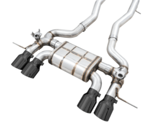 AWE SwitchPath Catback Exhaust w/ Diamond Black Tips 2021-2025 BMW M3 / M4