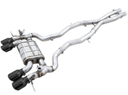 AWE SwitchPath Catback Exhaust w/ Diamond Black Tips 2021-2025 BMW M3 / M4