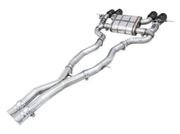AWE SwitchPath Catback Exhaust w/ Diamond Black Tips 2021-2025 BMW M3 / M4