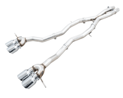 AWE Track Edition Catback Exhaust w/ Chrome Silver Tips 2021-2025 BMW M3 / M4