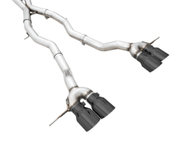 AWE Track Edition Catback Exhaust w/ Diamond Black Tips 2021-2025 BMW M3 / M4