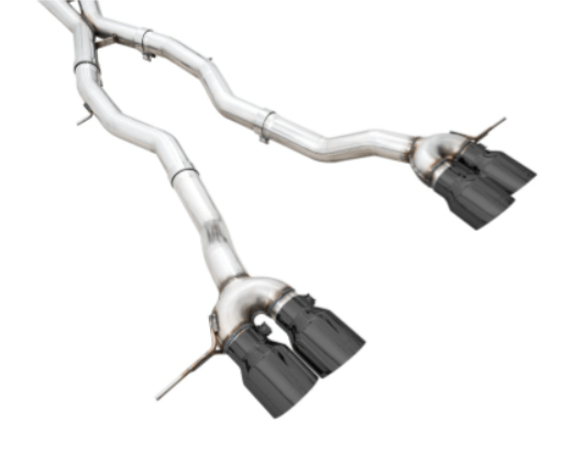AWE Track Edition Catback Exhaust w/ Diamond Black Tips 2021-2025 BMW M3 / M4