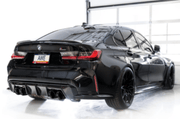 AWE Track Edition Catback Exhaust w/ Diamond Black Tips 2021-2025 BMW M3 / M4