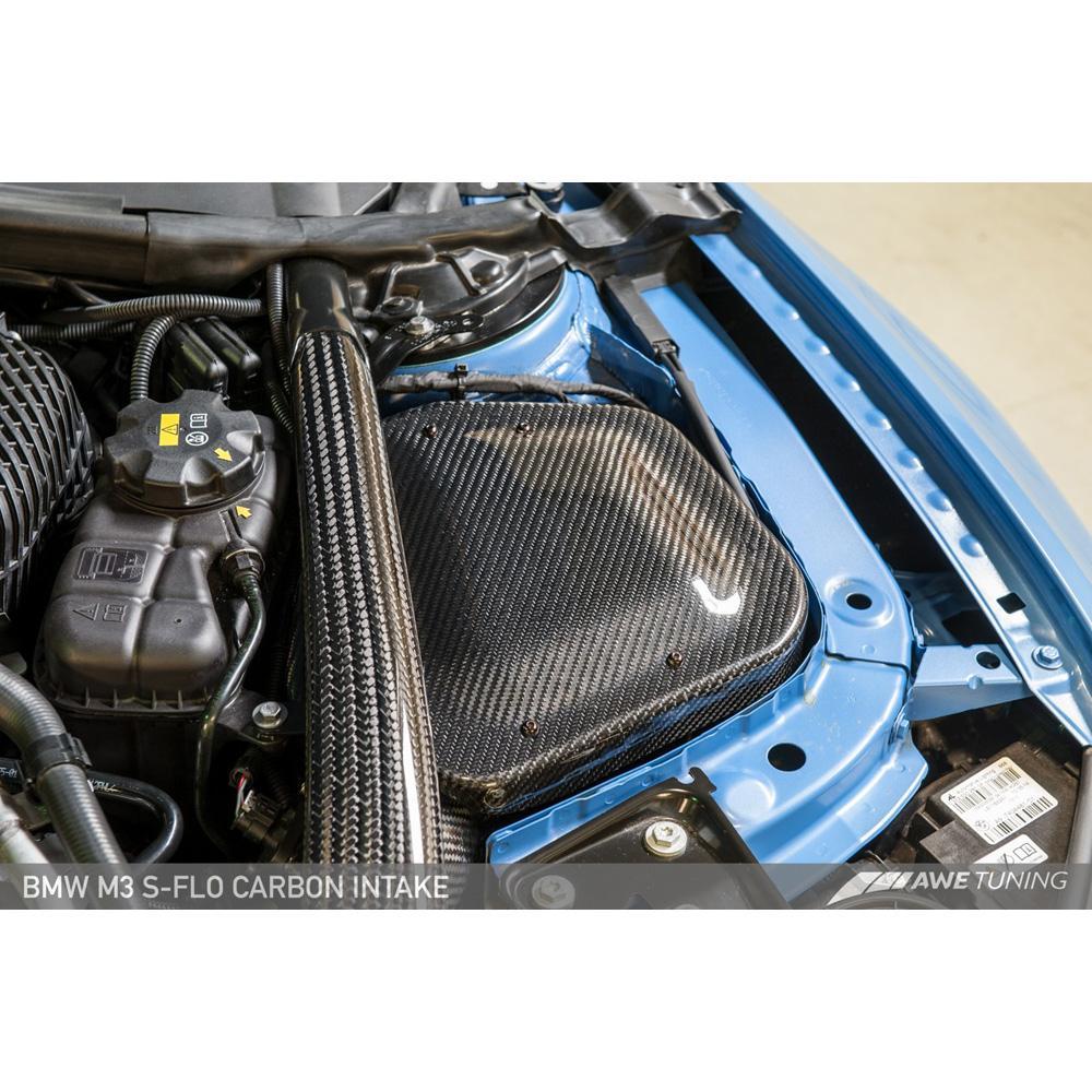 AWE S-FLO Carbon Intake | 2015-2018 BMW M3/M4 F8X 3.0T (2660-13038)
