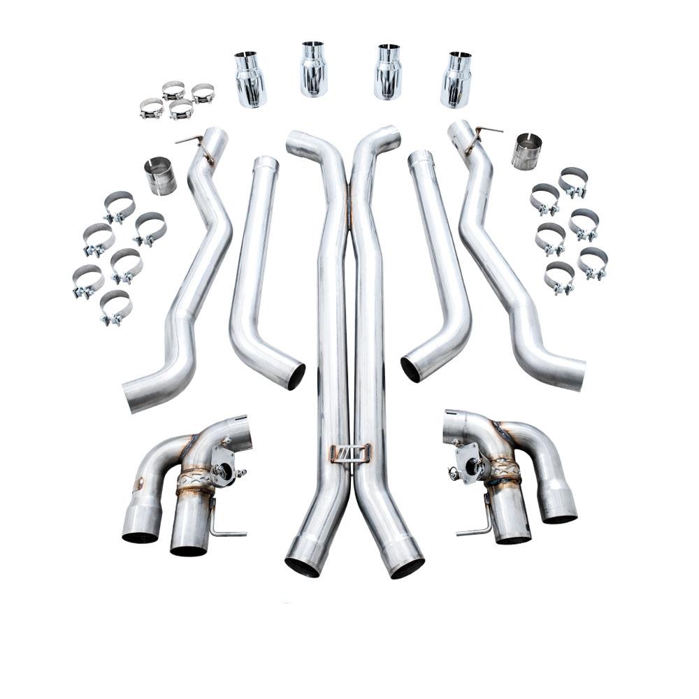 AWE Track Cat-Back Exhaust | 2018-2023 BMW M5/Competition F90 4.4L Turbo (3020-42070)