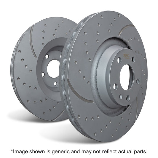EBC 02 Audi A4 1.8 Turbo (8E) GD Sport Rear Rotors