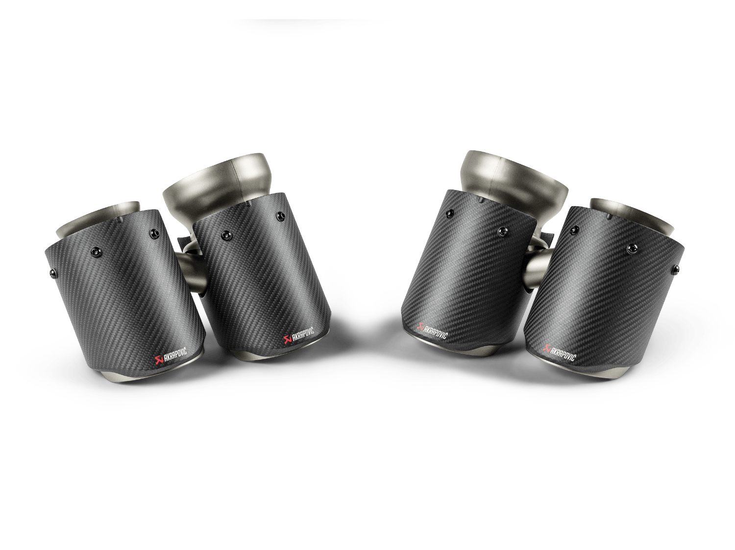 Akrapovic 2024+ BMW M5 (G90,G99) Hexagonal Carbon Fiber Tail Pipe Set
