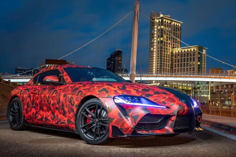 Oracle 20-21 Toyota Supra GR RGB+A Headlight DRL Kit - ColorSHIFT w/ Simple Controller