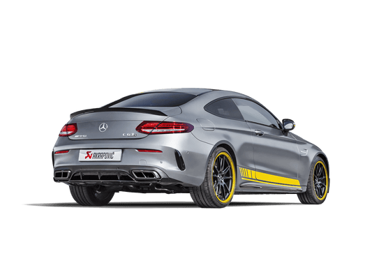 Akrapovic 16-17 AMG C63 Coupe Evolution Line Cat Back (Titanium) w/ Carbon Tips (Req. Link Pipe)