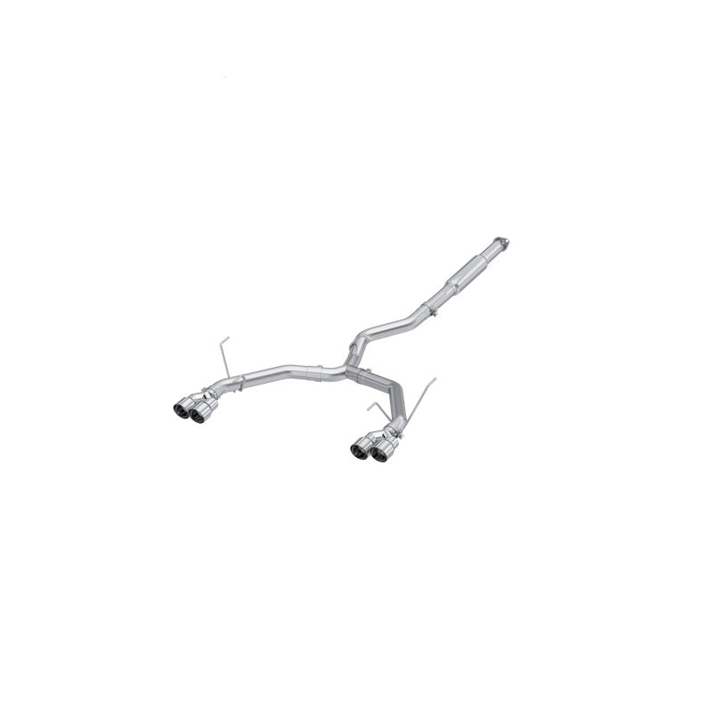 MBRP 2022+ Subaru WRX 3in Cat-Back Dual Split Rear Quad Tips Street Profile Exhaust