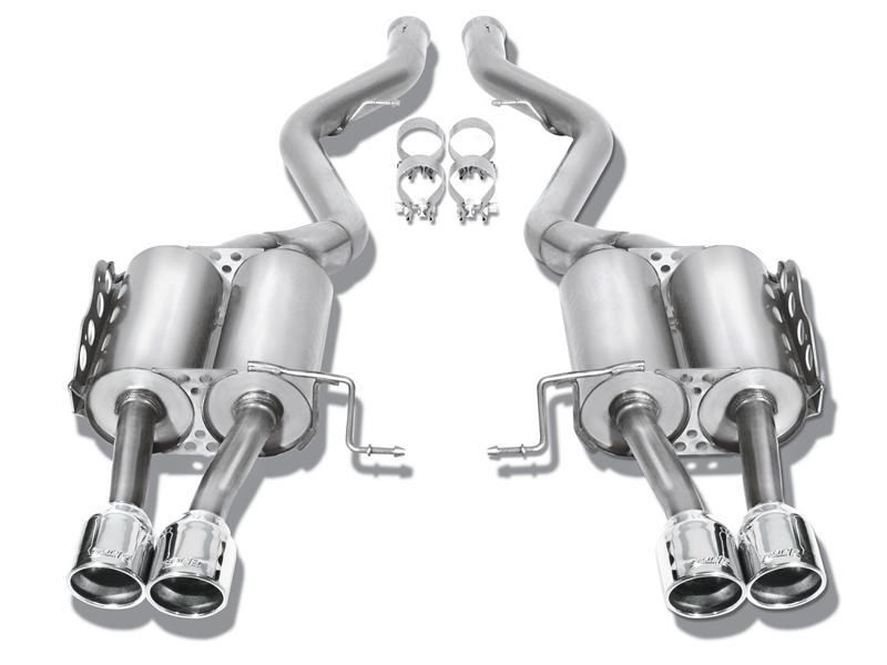 Borla 14 Silv/Sierra 1500 C/B Touring Exhaust /2.75in in Muffler 2.25inout 4inTIp SS Rear Exit