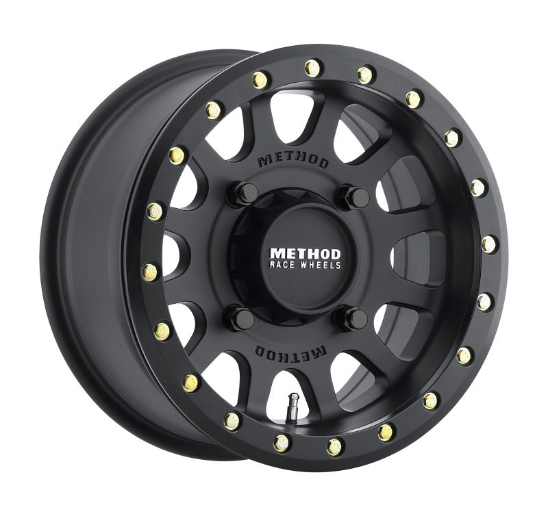 Method Wheels MR401 Matte Black | 15x7" +13mm | 4x156mm Wheel