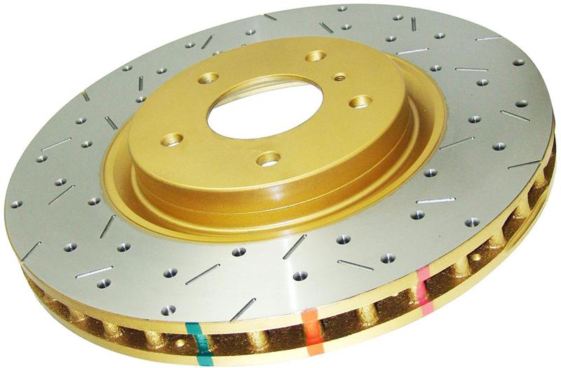 DBA 93-98 Supra Turbo Front Drilled & Slotted 4000 Series Rotor