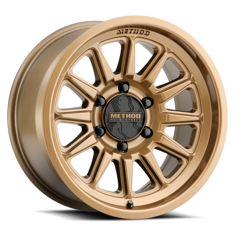 Method Wheels MR323 Gloss Bronze | 17x8.5" +25mm | 6x5.5mm Wheel