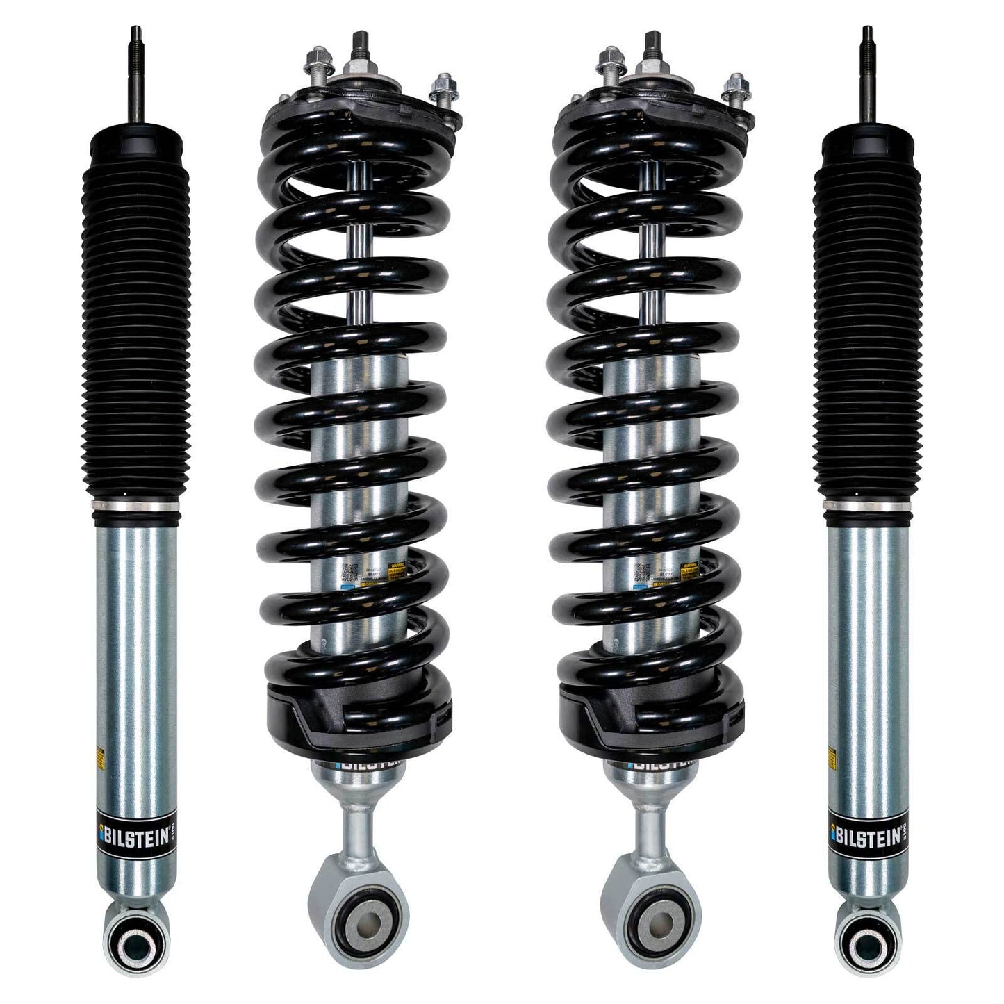 Bilstein 6112 Strut & Spring + Rear B8 6100 Shocks Set w/0-2.3" lift - 2022-2026 Toyota Tundra 4WD