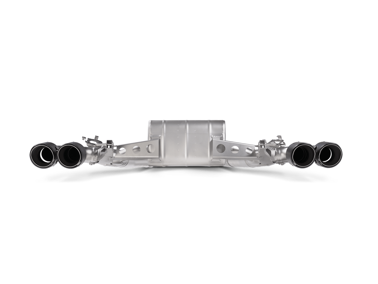 Akrapovic Evolution Line Cat Back (Titanium) w/Carbon Tips - BMW / F93 / M8 / M8 Competition