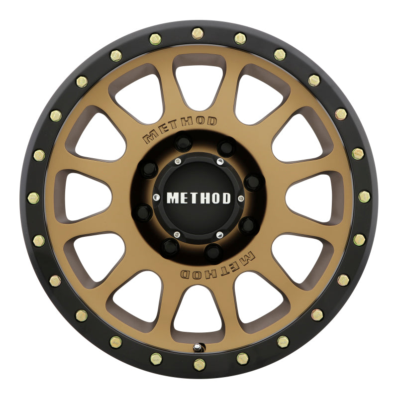 Method Wheels MR305 Bronze - Matte Black Lip | 20x10" -18mm | 8x170mm Wheel