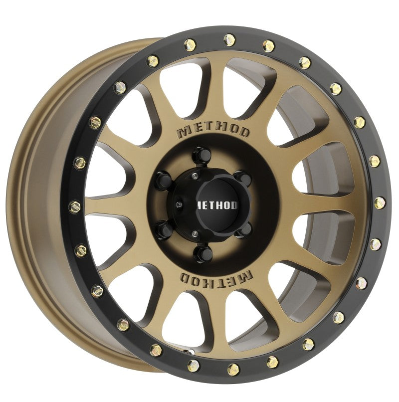 Method Wheels MR305 Bronze - Matte Black Lip | 18x9" +0mm | 6x5.5mm Wheel