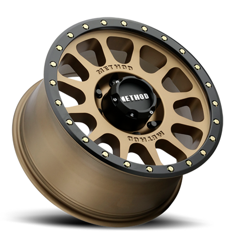 Method Wheels MR305 Bronze - Matte Black Lip | 17x8.5" +25mm | 6x120mm Wheel