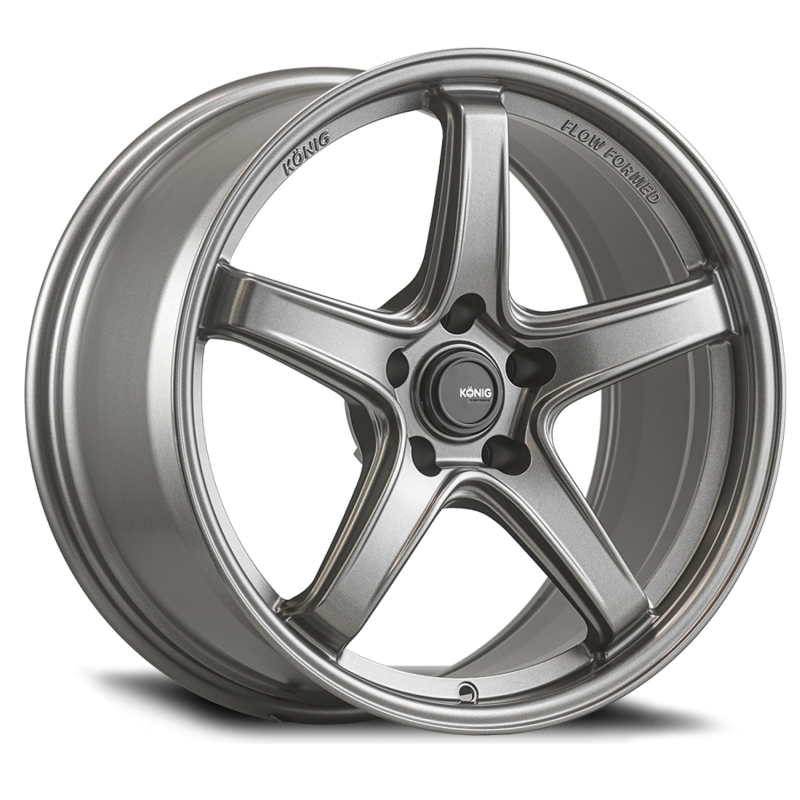 (set of 4) Konig Neoform Matte Grey | 19x9.5" +25mm | 5x114.3mm Wheel