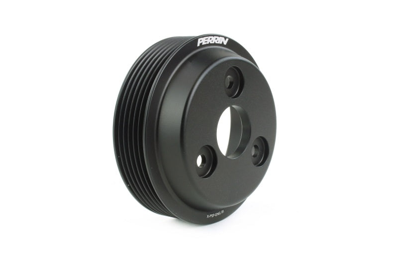 PERRIN 15-21 Subaru WRX / 18-20 Crosstrek / 14-18 FXT Lightweight Water Pump Pulley - Blk