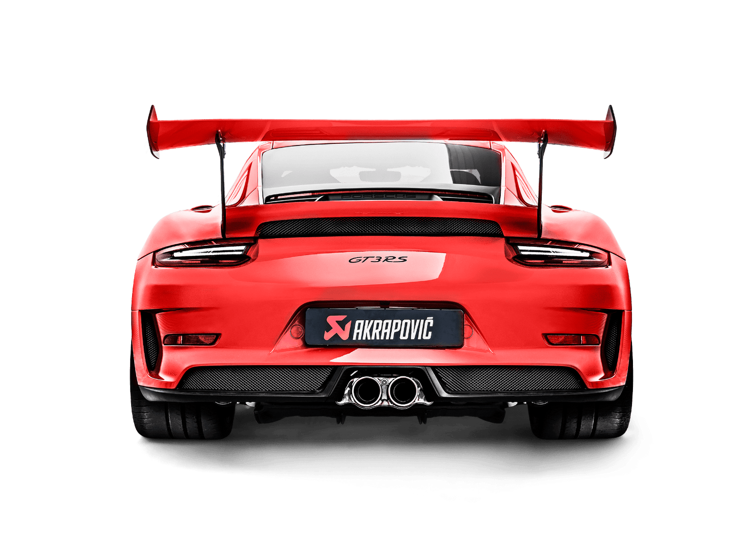 Akrapovic 2018 Porsche GT3 RS (991.2) Tail Pipe Set (Titanium)
