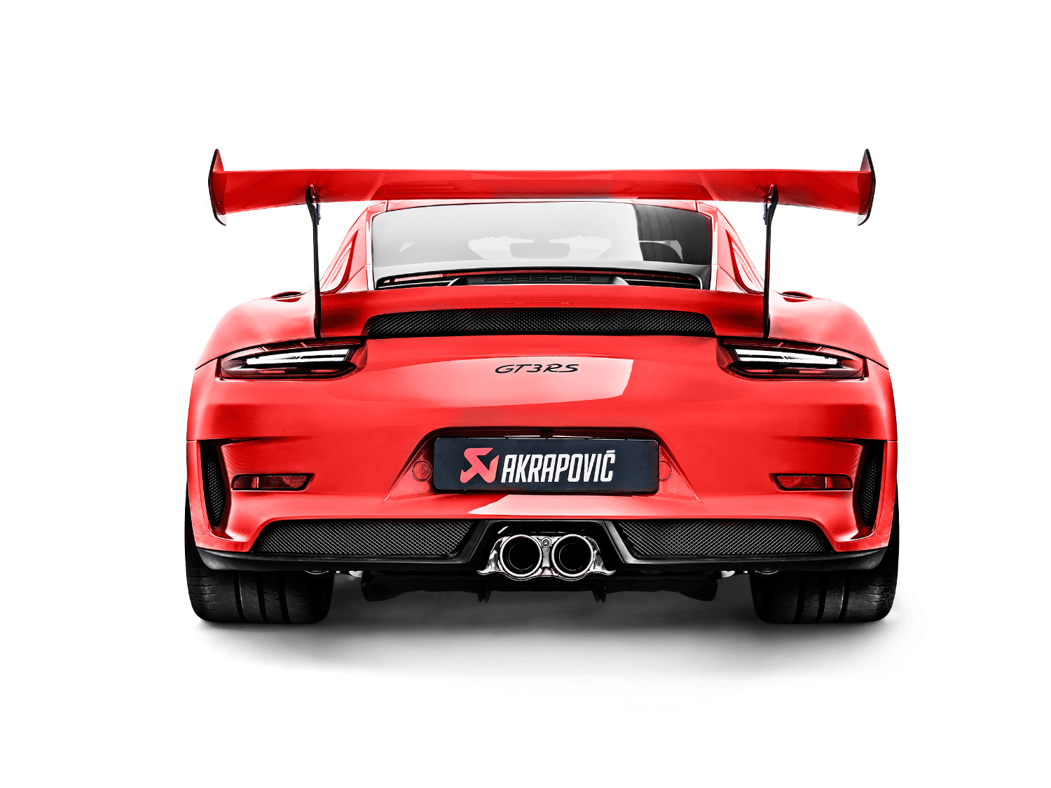 Akrapovic 2018 Porsche GT3 RS (991.2) Tail Pipe Set (Titanium)