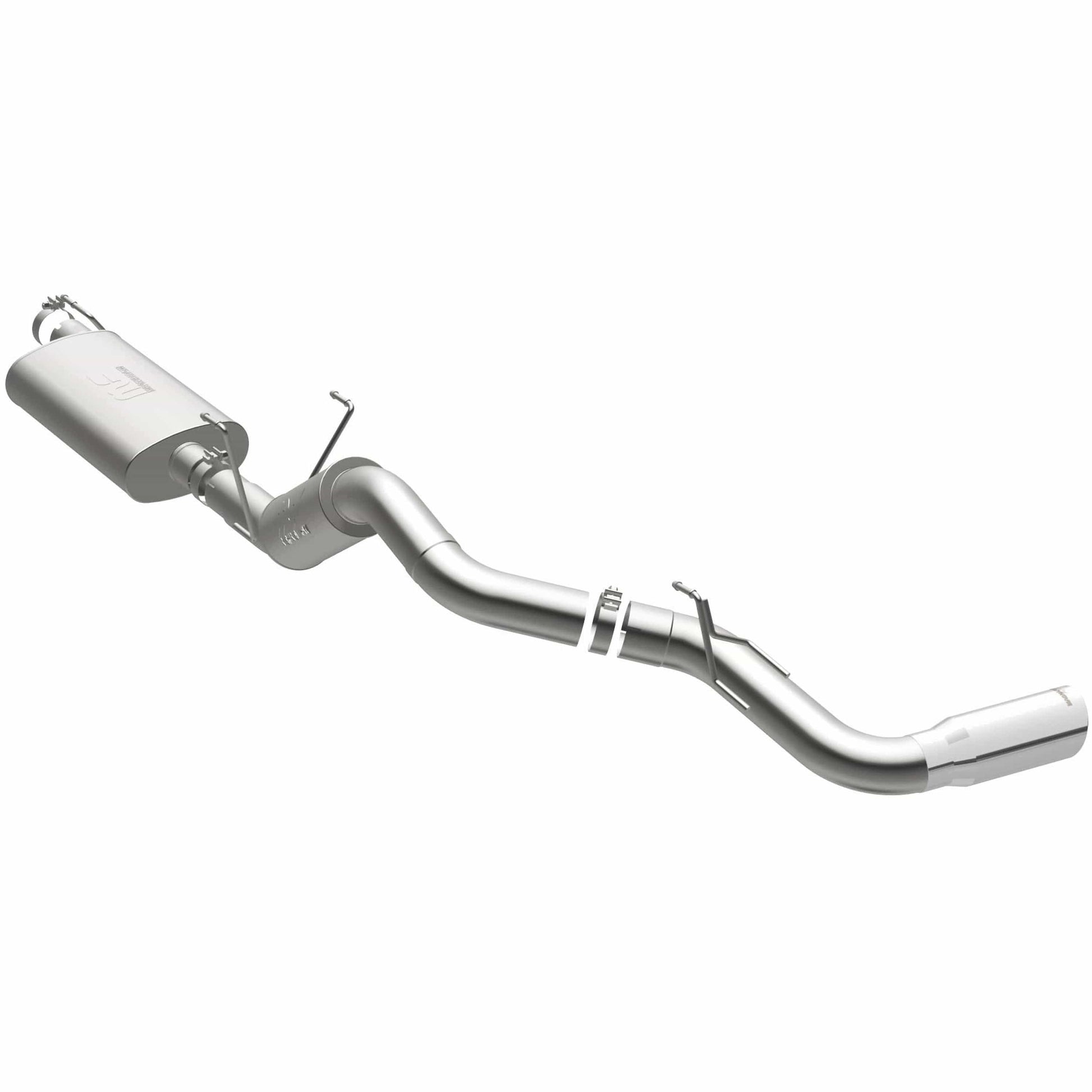 MagnaFlow Cat-Back, SS, 4in, Single Pass Side Rear Exit 5in Tip 14-15 Ram 2500 6.4L V8 CC LB/MC SB
