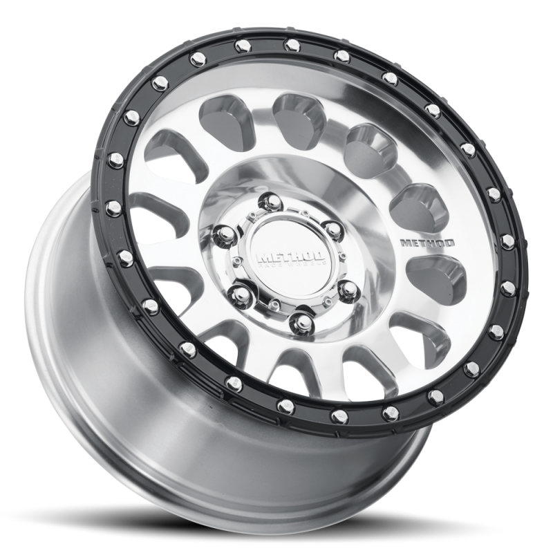 (set of 4) Method Wheels MR315 Polished - Gloss Black Lip | 17x8.5" +0mm | 6x135mm Wheel