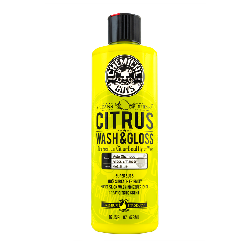 Chemical Guys Concentrated Citrus Wash & Gloss (CWS_301/_04/_16)