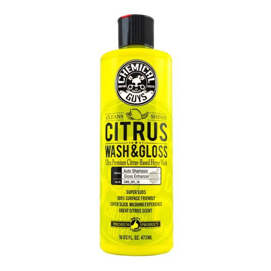 Chemical Guys Concentrated Citrus Wash & Gloss (CWS_301/_04/_16)