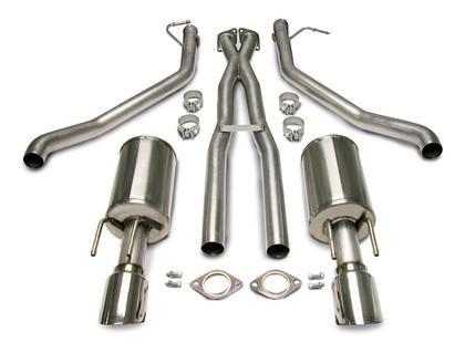 Corsa 2005-2006 Pontiac GTO 6.0L V8 2.5in Sport Cat-Back + XPipe Exhaust Polished Tips