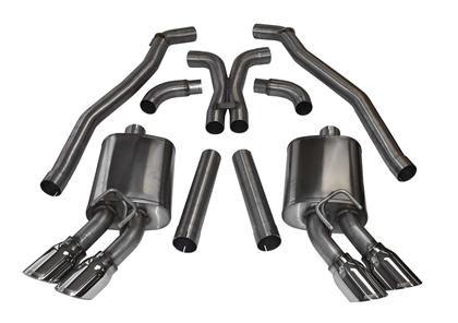 Corsa 2012-2015 Chevrolet Camaro Coupe ZL1 6.2L V8 Polished Sport Cat-Back + XO Exhaust