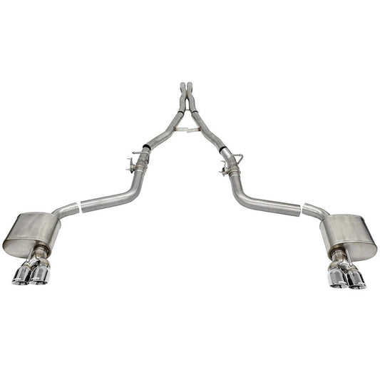 Corsa 15-23 Challenger SRT/Hellcat/Demon/Redeye 2.75in Valved CB DR Exit w/ Twin 3.5in Pol Pro Tips