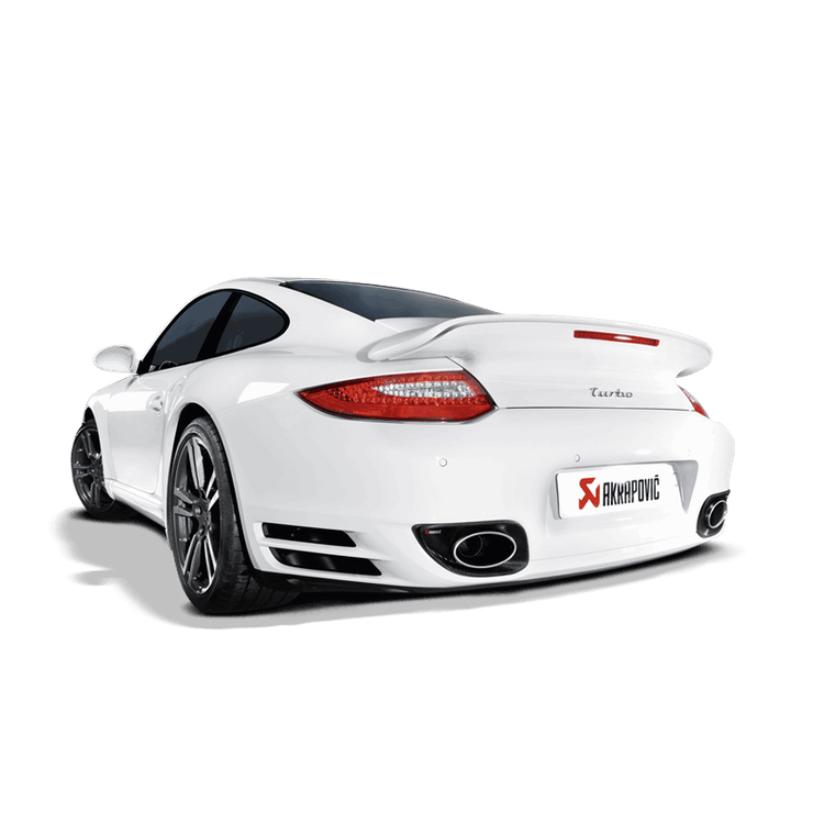 Akrapovic Porsche 911 Turbo / Turbo S (997.2) Slip-On Line (Titanium) w/ Titanium Tips