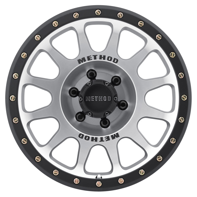 Method Wheels MR305 Machined - Matte Black Lip | 17x8.5" +0mm | 6x5.5mm Wheel