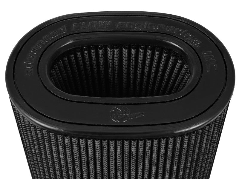 aFe Magnum FLOW Black Pro 5R Air Filter (Pair) (6x4)in F x (8-1/4x6-1/4in) B x (7-1/4x5in) Tx10in H