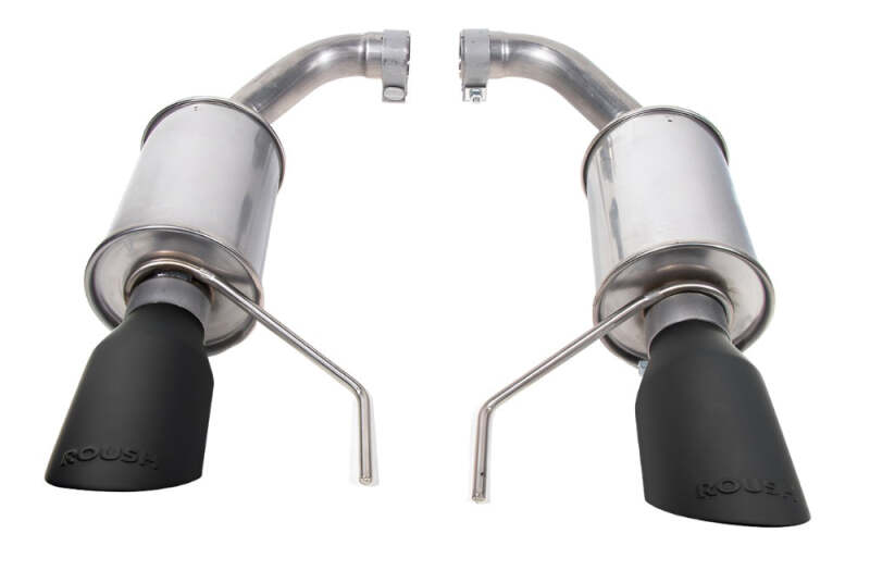 Roush 422333-BLK Axle-Back Exhaust Kit for 18-23 Mustang 2.3/5.0L