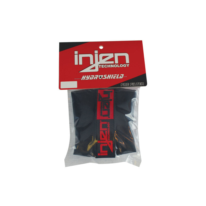 Injen Black Oval Water Repellant Pre-Filter | 8.5x9in Hydroshield (1039BLK)