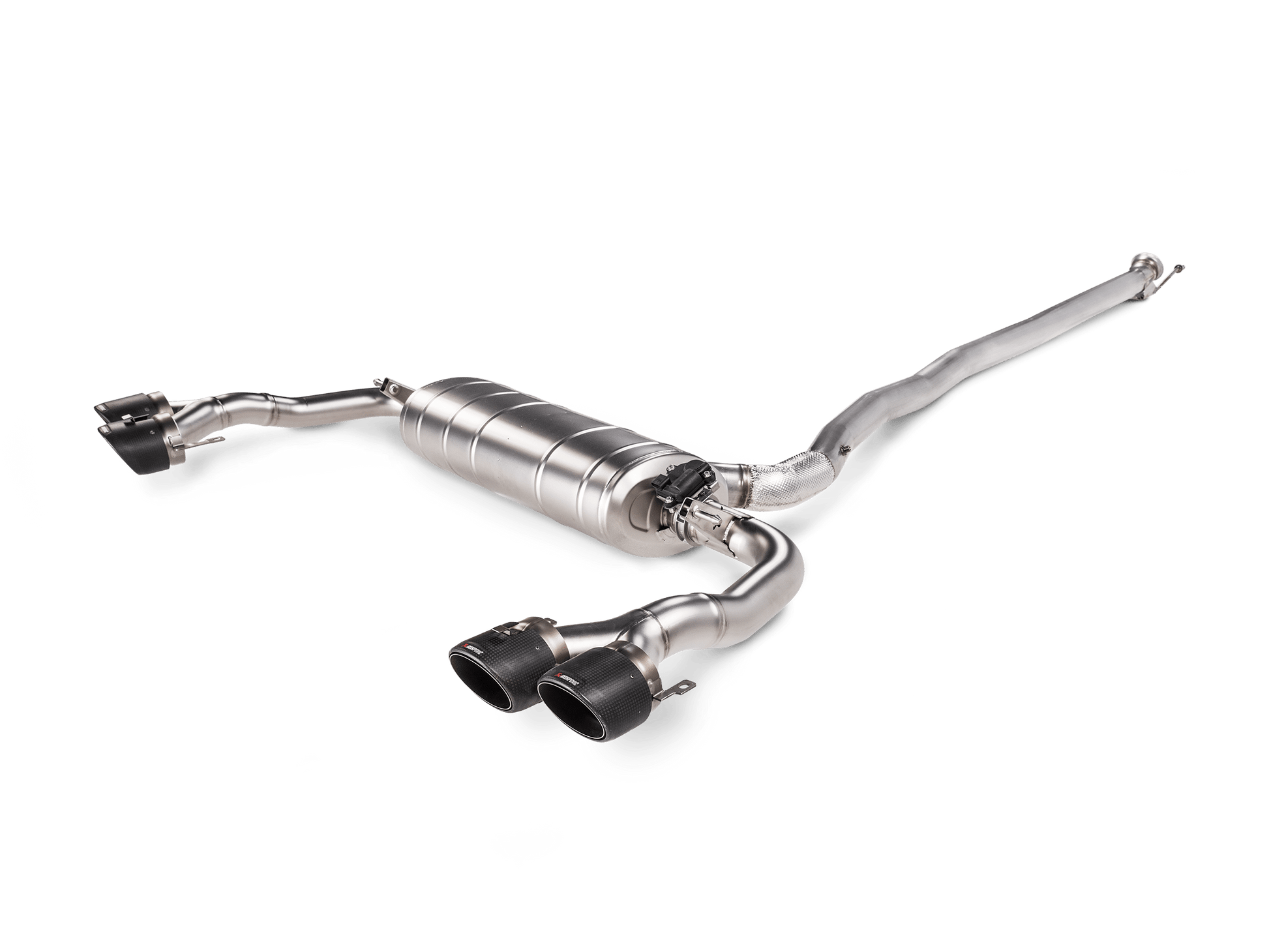 Akrapovic 2024+ Mercedes-AMG CLA 45 / CLA 45 S (C118/x118) Evo Line Cat Back (Titanium) w/ CF Tips