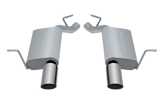 Gibson 11-18 Jeep Grand Cherokee Laredo 3.6L 2.25in Axle-Back Dual Exhaust - Aluminized