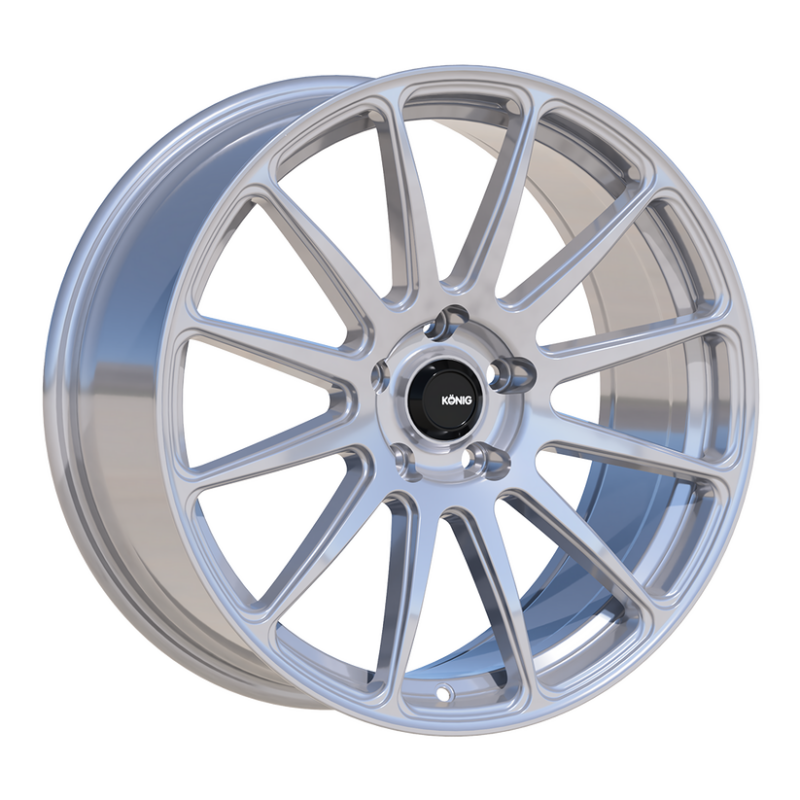 (set of 4) Konig Aeris Steel Silver | 18x8" +42mm | 5x112mm Wheel