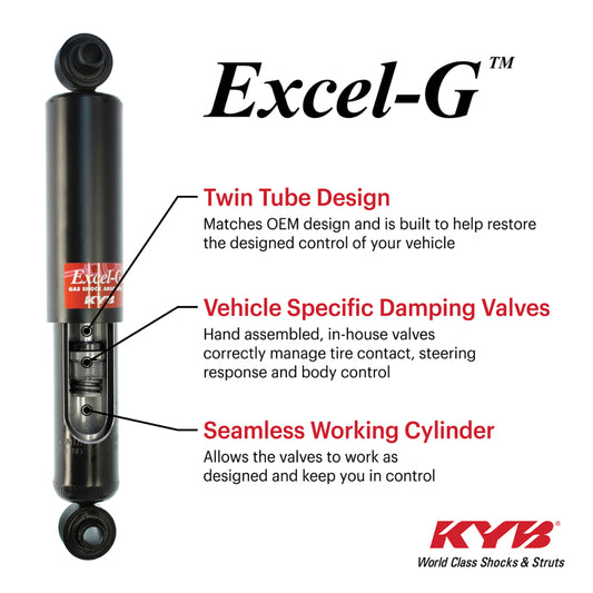 KYB Shocks & Struts Excel-G Rear 17-20 BMW 430i