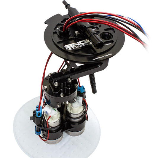 Snow 15-21 Ford F-150 Truck Fuel Hat - Dual Pump