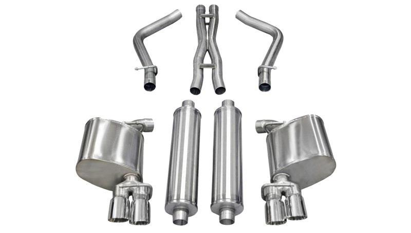 Corsa 2011-2014 Dodge Charger R/T 5.7L V8 Black Xtreme Cat-Back Exhaust
