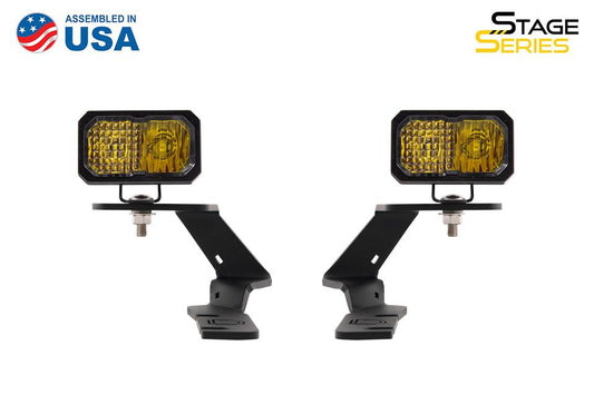 Diode Dynamics DD SSC2 Ditch Kit - Pro / Yellow / Combo | Ford Ranger: 2019+ (DD6590)