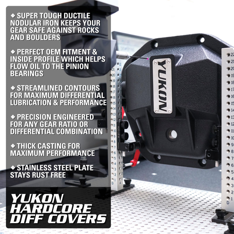 Yukon YHCC-F9.75 Hardcore Differential Cover for Ford 9.75" Rear Axle